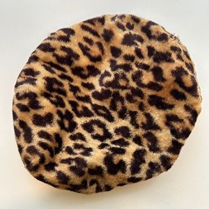Vintage Leopard Beret